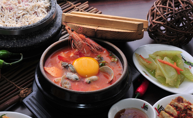 涓豆腐 贈菜